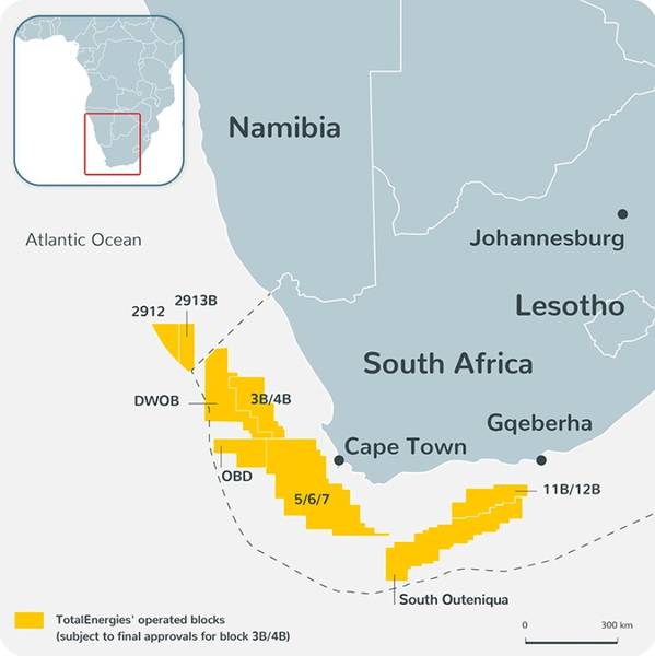Afrique du Sud : TotalEnergies devient opérateur du permis d'exploration du bassin d'Orange