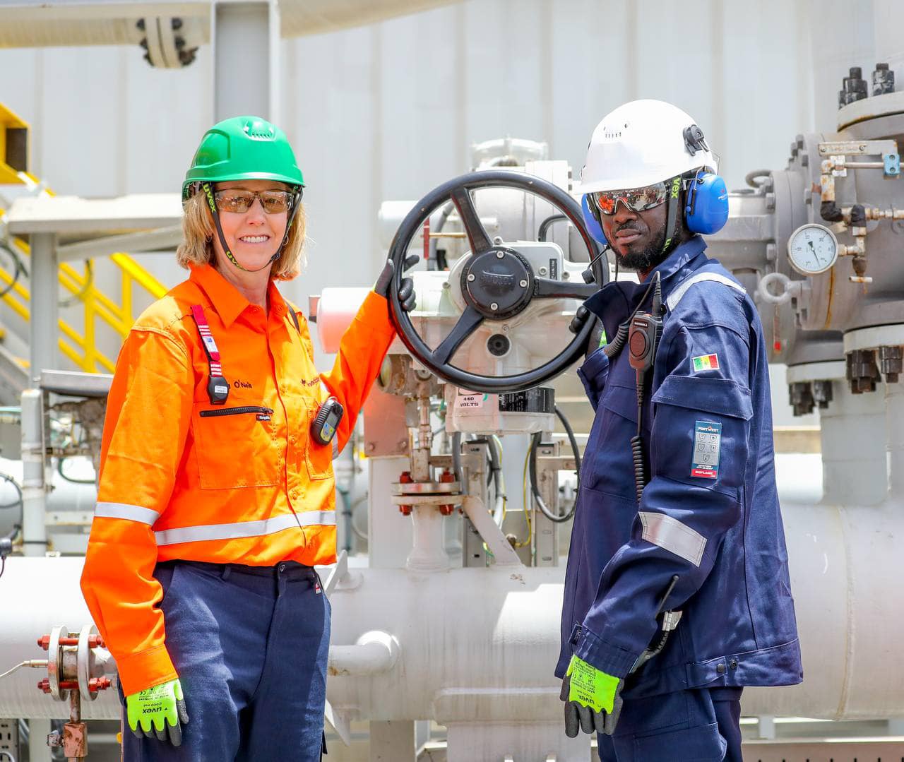 Senegal: President Bassirou Diomaye FAYE visits the FPSO Léopold Sédar Senghor