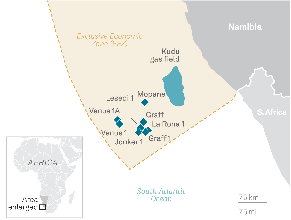 Namibie : Les supermajors se disputent l'énorme découverte pétrolière de Mopane